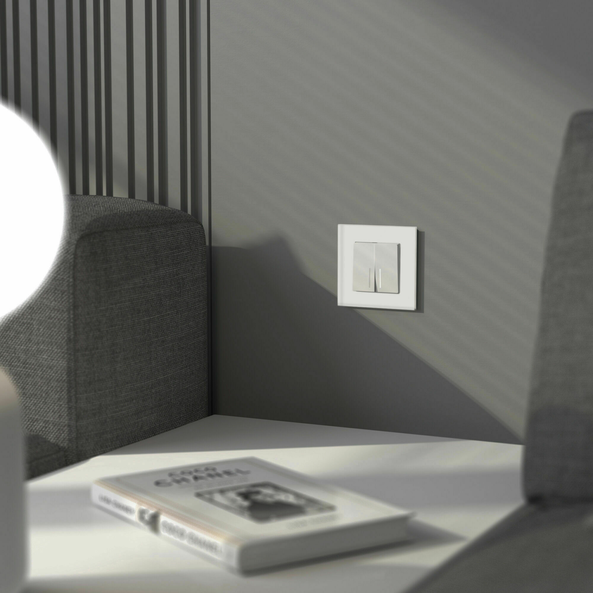 Изображение товара Рамка на 1 пост Senso (белый, стекло soft-touch) W0013101 Werkel