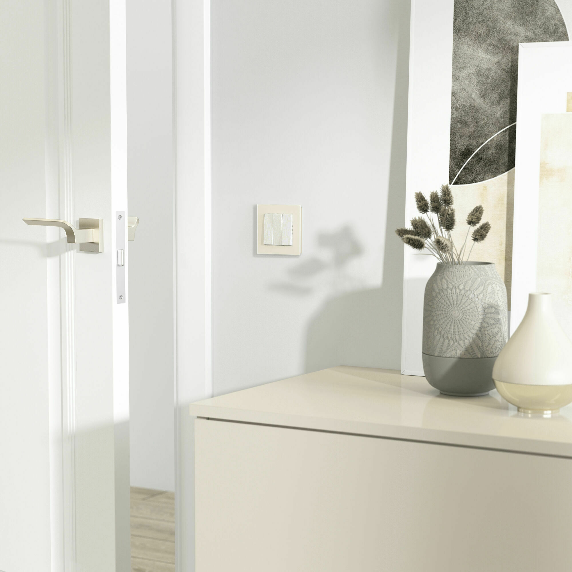 Изображение товара Набор клавиш для выключателя трехклавишного (перламутровый рифленый) W1139013 Werkel