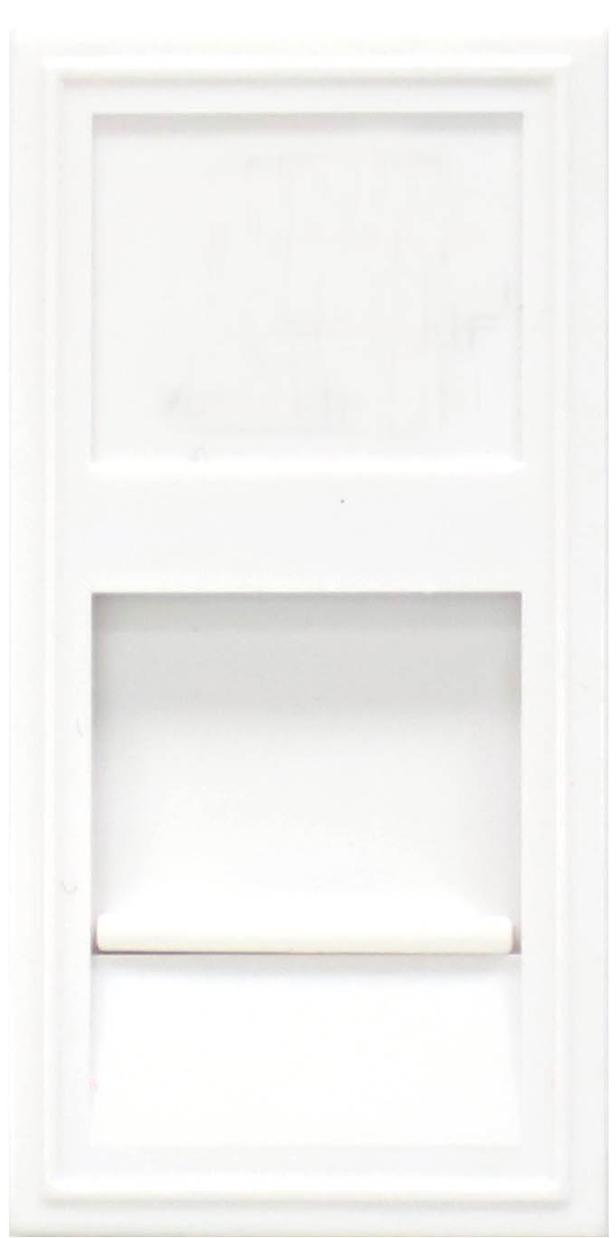 Изображение товара Розетка DEC RJ45 UTP кат.5e, 1мод., бел. (22.5х45мм) Donel