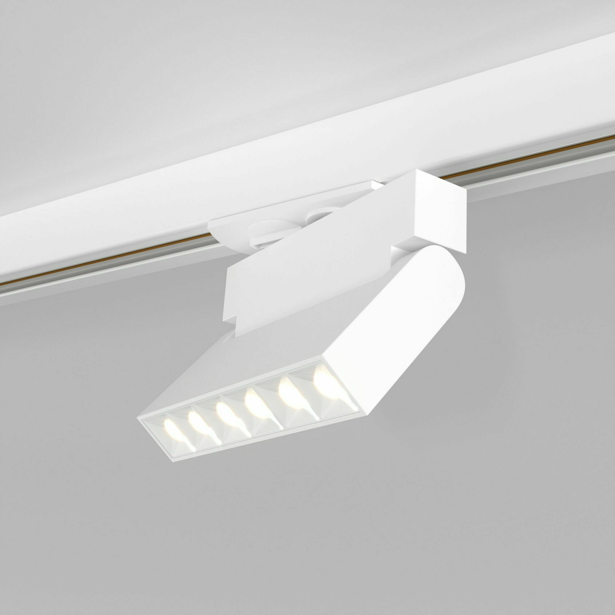 Изображение товара Трековый поворотный светильник 10W 4200 K Garda белый 85017/01 Basic System Elektrostandard