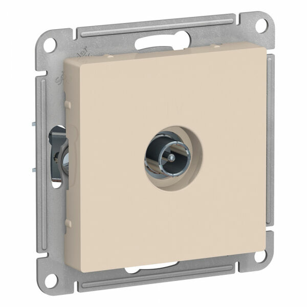 Изображение товара Розетка TV оконечная 1DB, механизм, Бежевый, ATN000291 Atlas Design Schneider electric