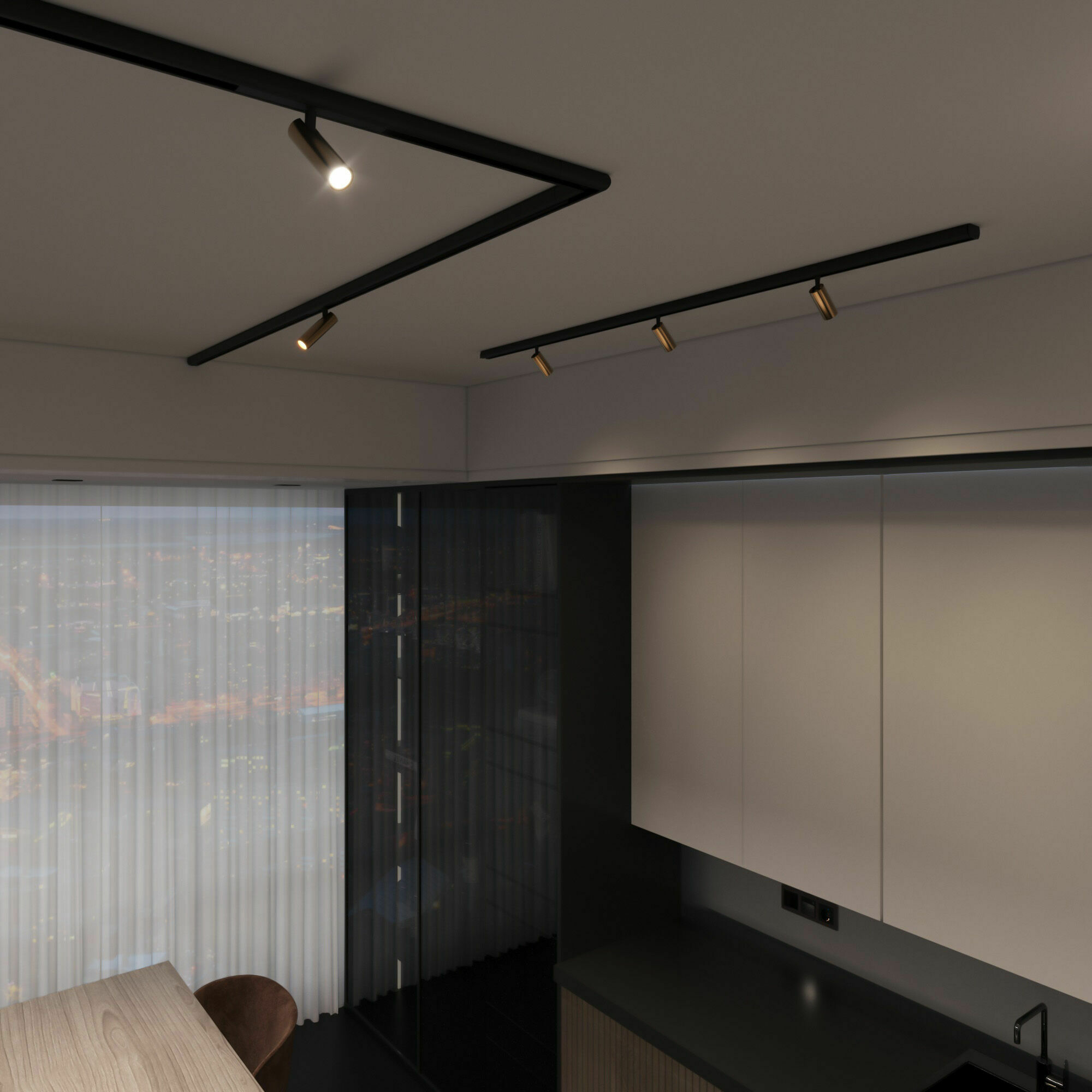 Изображение товара Заглушка для шинопровода Round чёрный 2 шт. 85134/00 Slim Magnetic Elektrostandard