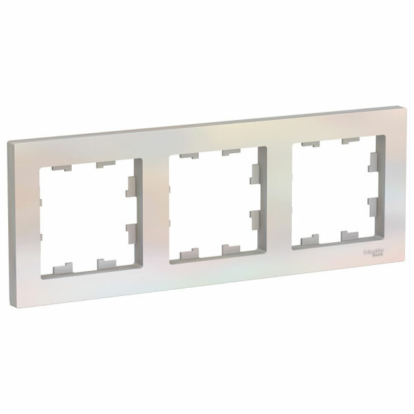 Изображение товара Рамка 3 поста, универсальная, Жемчуг, ATN000403 Atlas Design Schneider electric