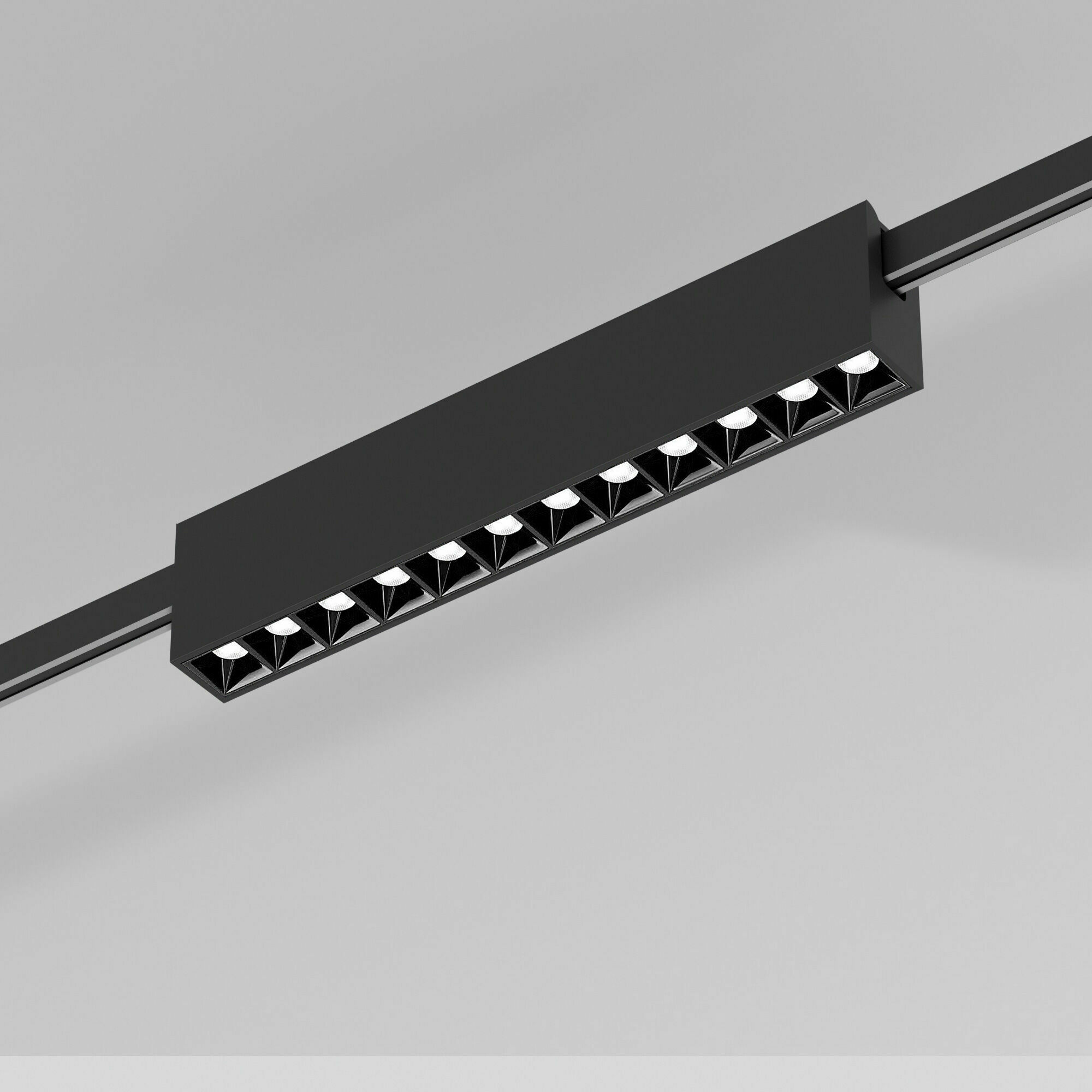 Изображение товара Трековый светильник 12W 3000K чёрный 85121/01 Esthetic Magnetic Elektrostandard