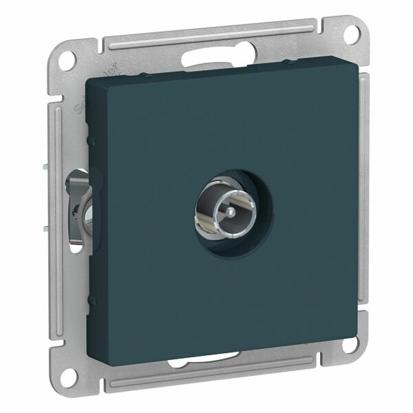 Изображение товара Розетка TV оконечная 1DB, механизм, Изумруд, ATN000891 Atlas Design Schneider electric