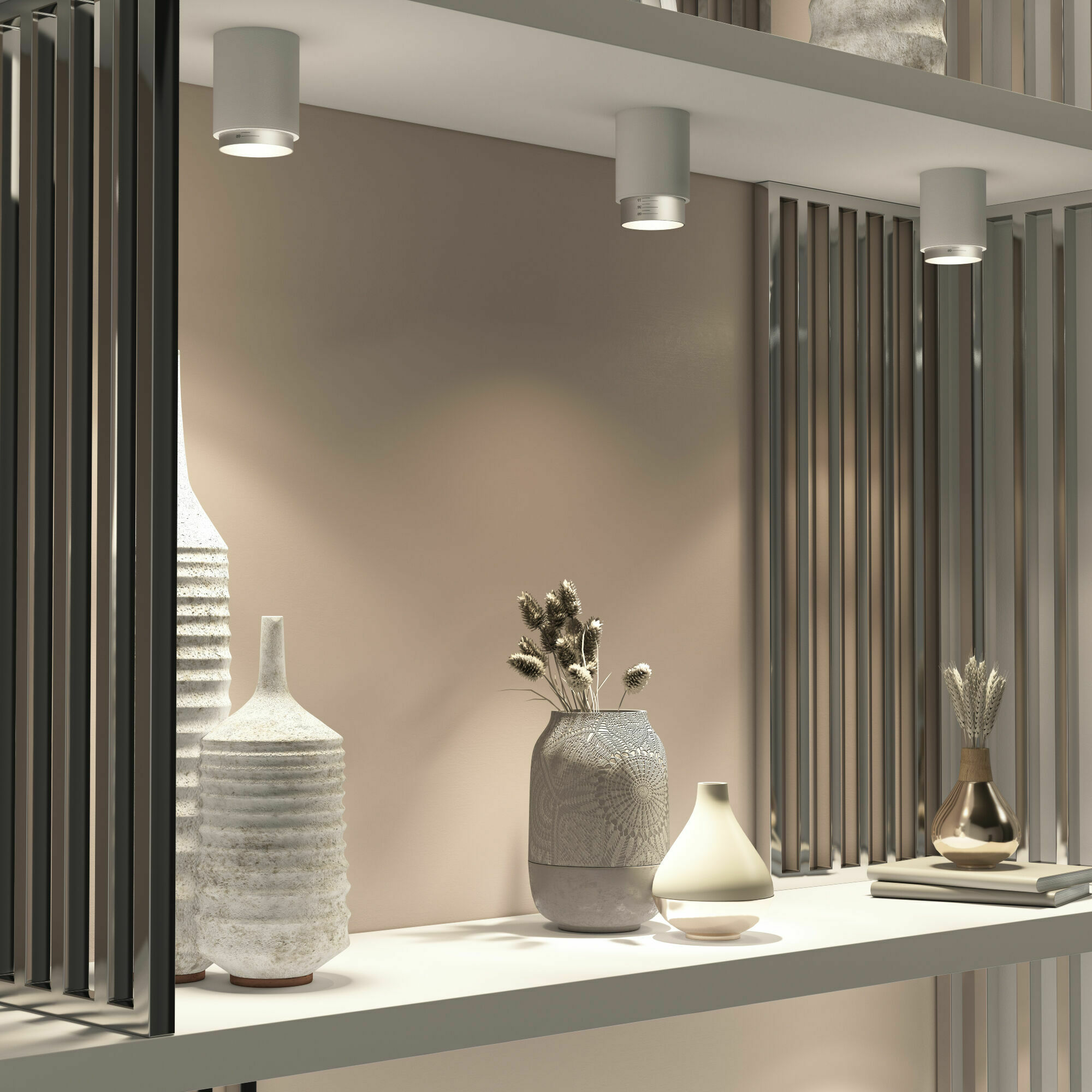 Изображение товара Накладной светодиодный светильник Cors 25032/LED 10W 4200K белый/серебро Elektrostandard