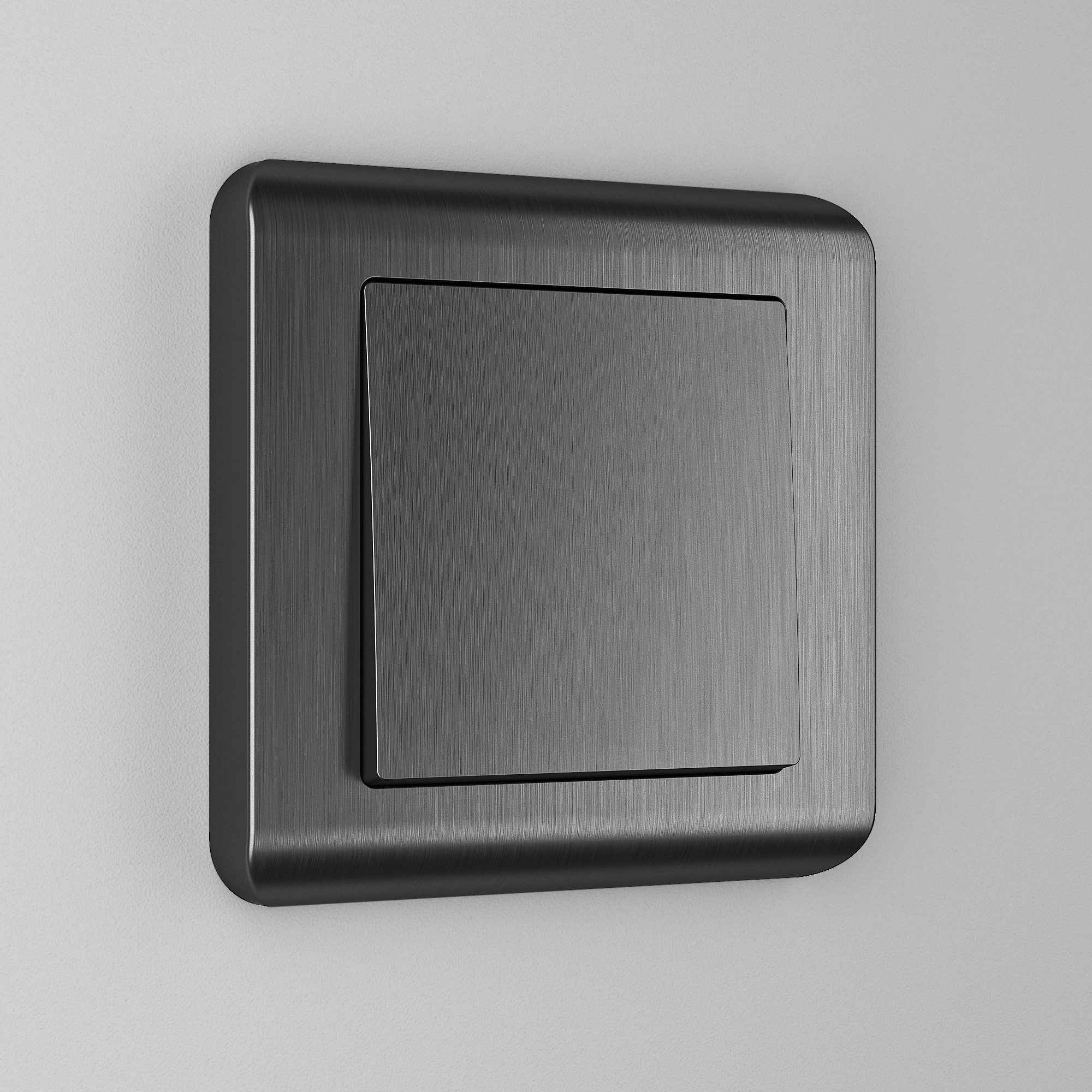 Изображение товара Перекрестный переключатель одноклавишный (графит рифленый) W9912004 Werkel