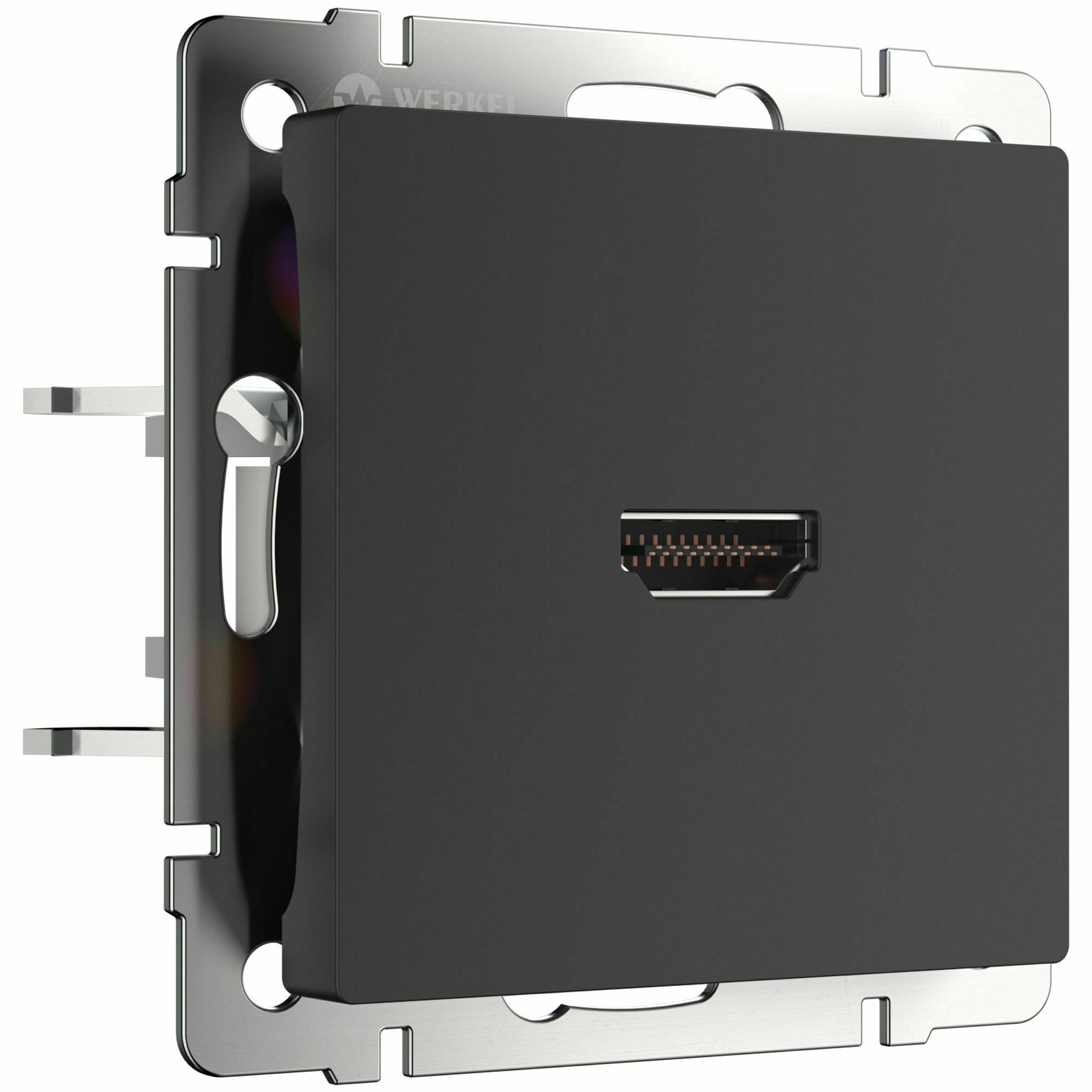 Изображение товара Розетка HDMI (чёрный матовый) W1186008 Werkel