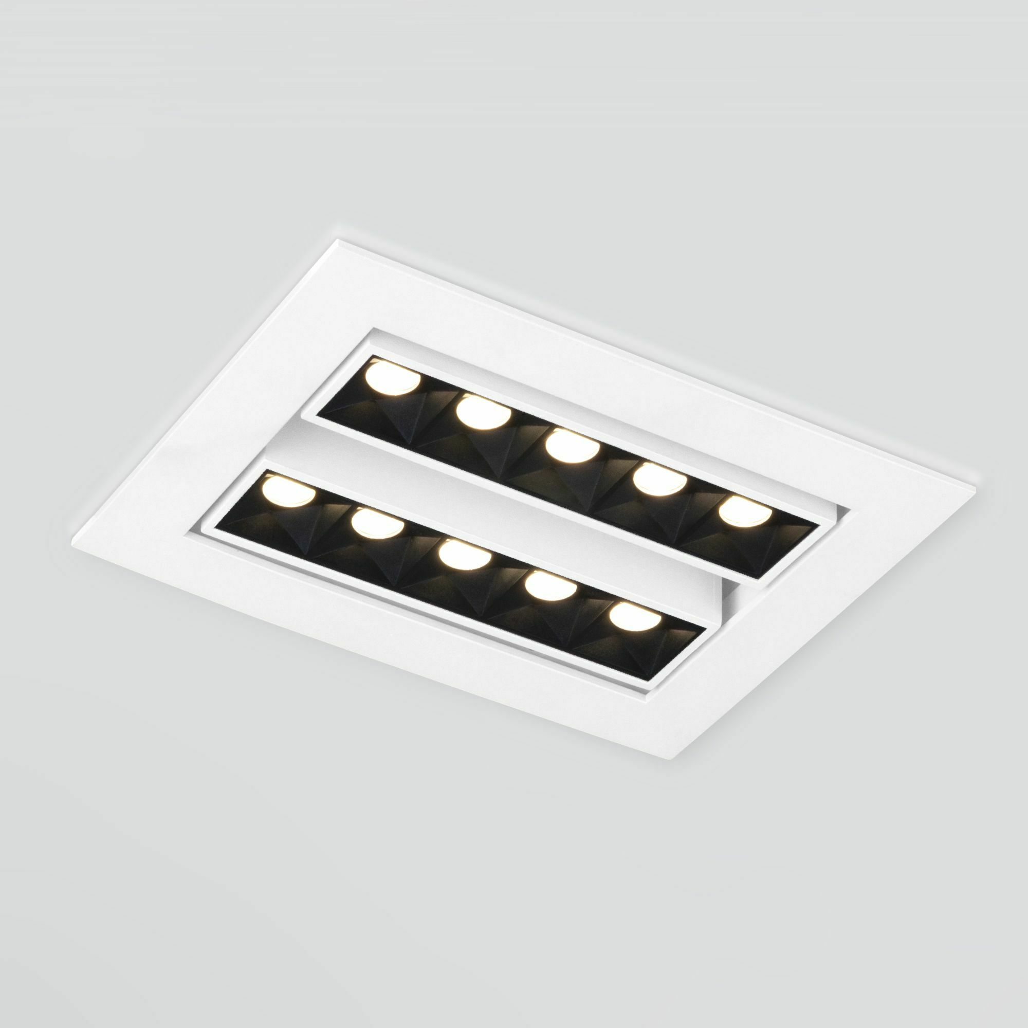Изображение товара Встраиваемый точечный светодиодный светильник 9923 LED 20W 4200K белый/чёрный Elektrostandard
