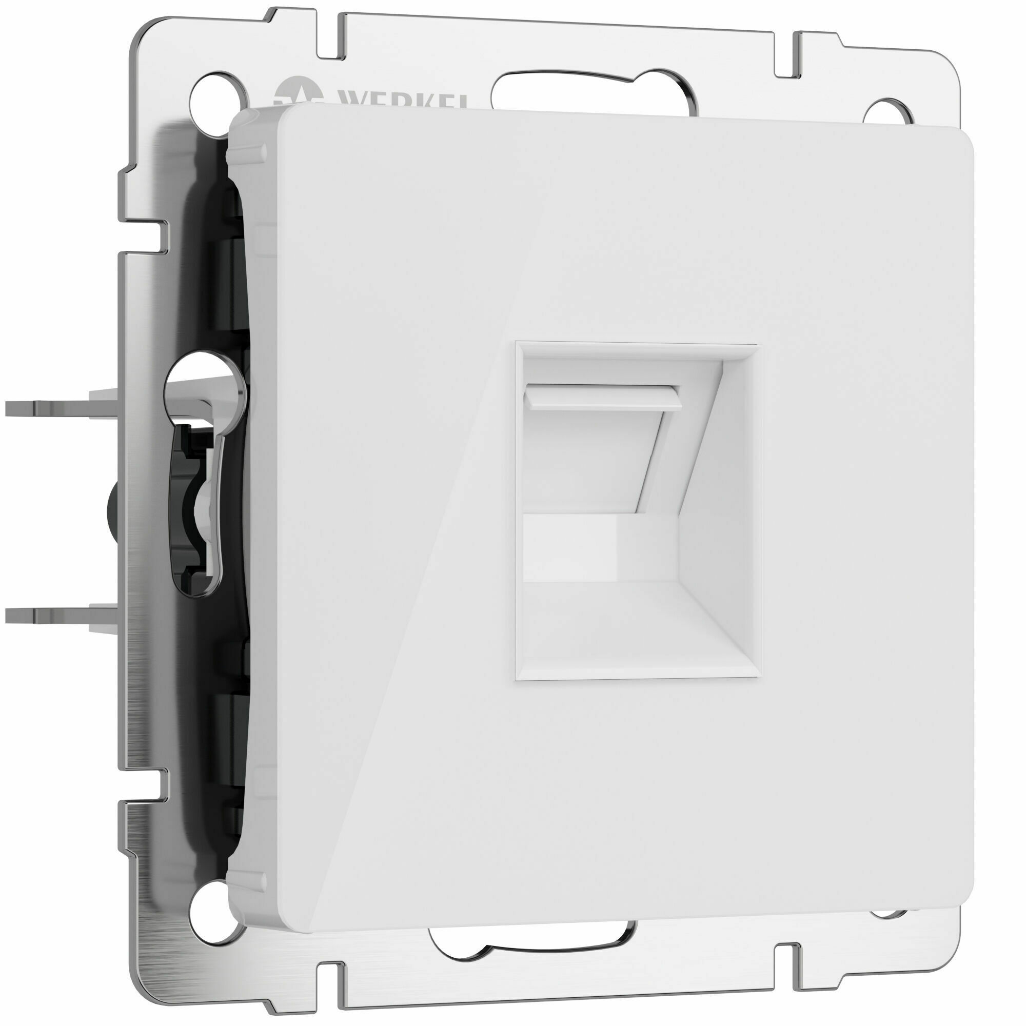 Изображение товара Розетка компьютерная, Ethernet RJ-45, cat.5e (белый акрил) W1181041 Werkel