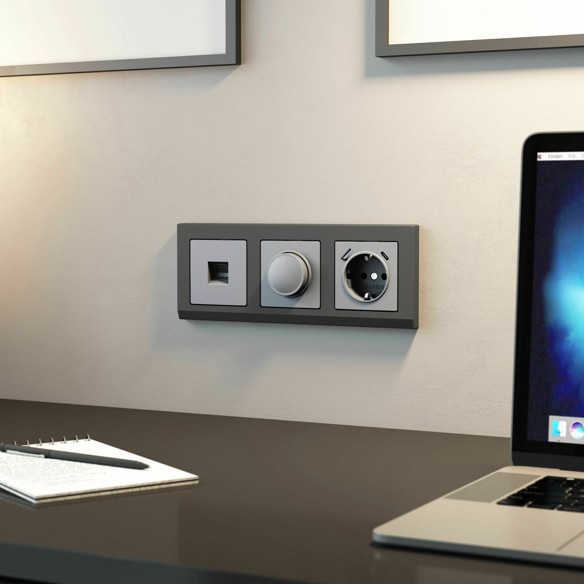 Изображение товара Диммер (серебряный матовый) W1142065 Werkel