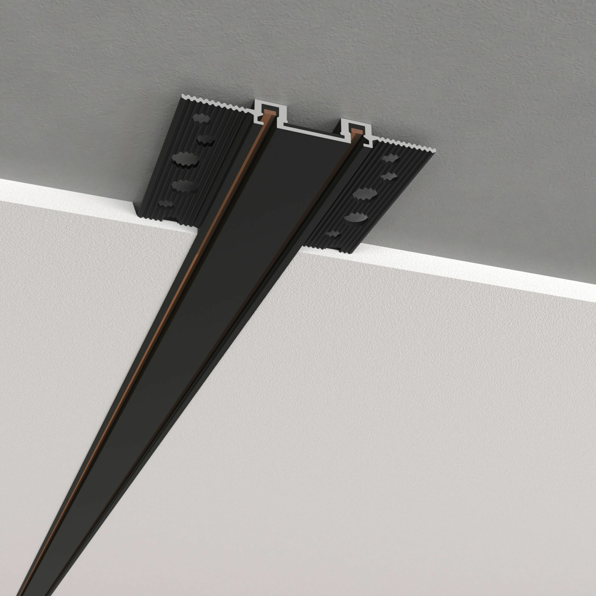 Изображение товара Шинопровод встраиваемый чёрный 2м 85130/00 Flat Magnetic Elektrostandard