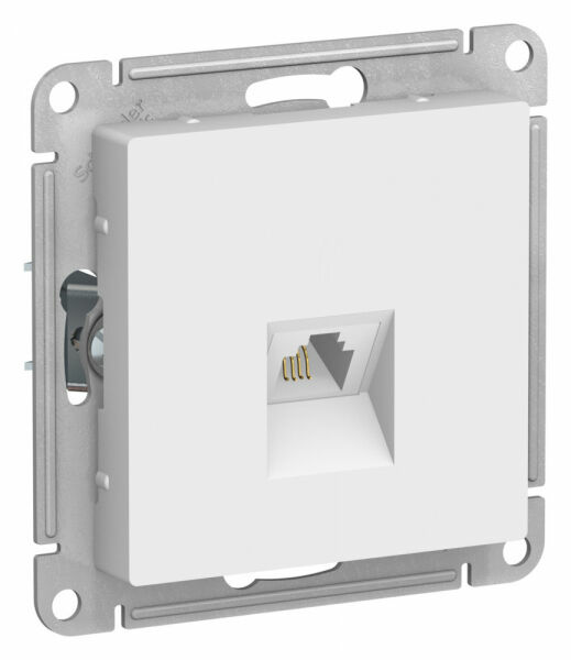 Изображение товара Розетка телефонная RJ-11, RJ11, механизм, Лотос, ATN001381 Atlas Design Schneider electric