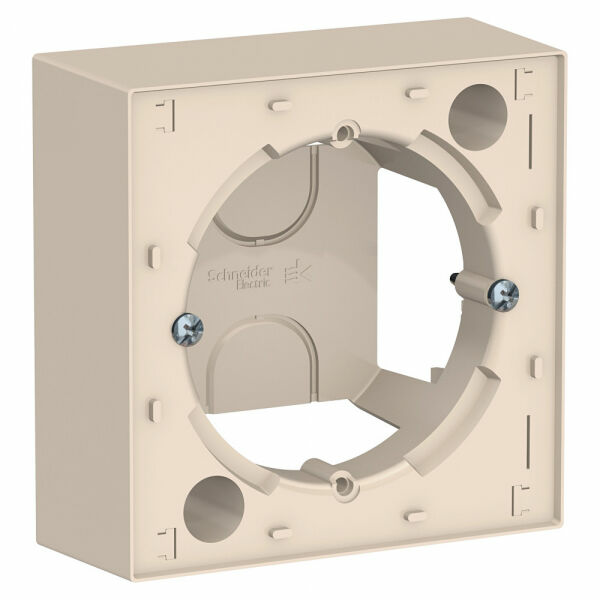Изображение товара Коробка для наружного монтажа, Бежевый, ATN000200 Atlas Design Schneider electric