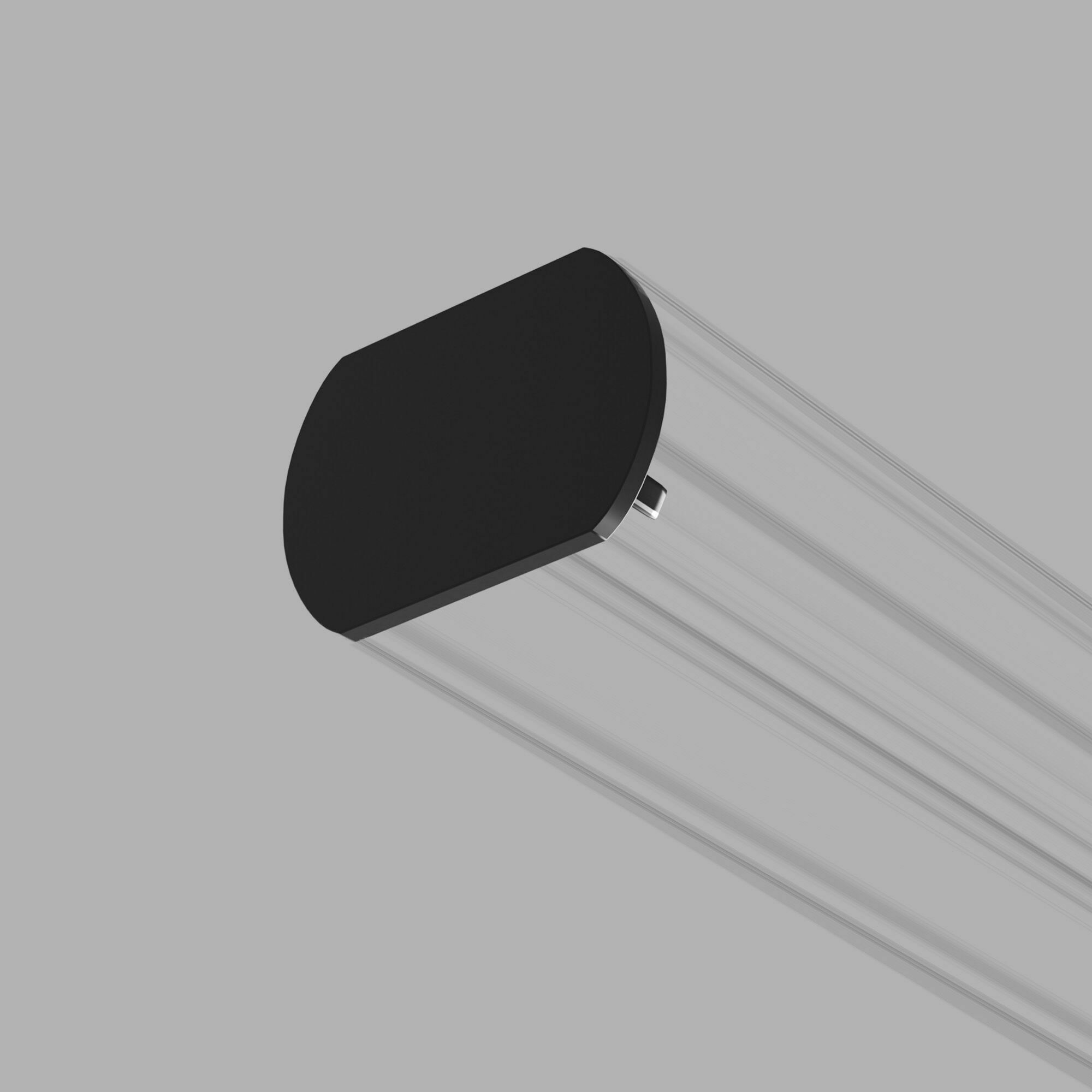 Изображение товара Заглушка для шинопровода Round чёрный 2 шт. 85134/00 Slim Magnetic Elektrostandard