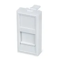 Изображение товара Адаптер 22.5х45мм для 1 модуля типа Keystone, цвет: белый DECF12AW Donel