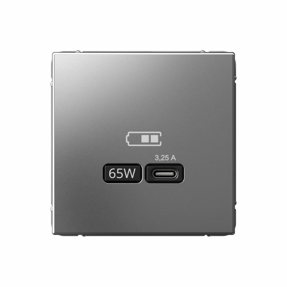 Изображение товара Высокоскоростная розетка USB тип-С сталь GAL000927 ArtGallery, Systeme Electric