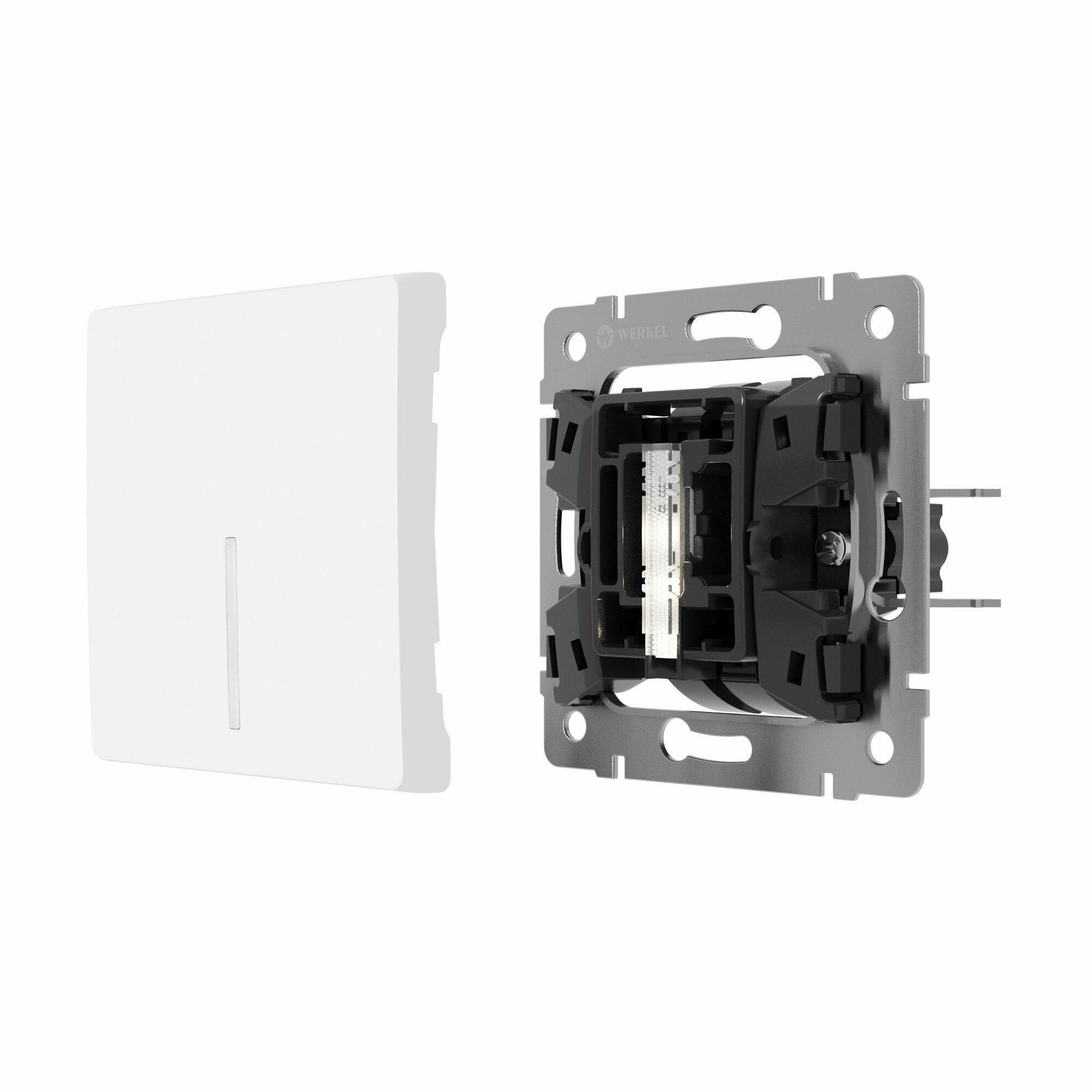 Изображение товара Блок LED подсветки для выключателя 2 шт. (белый) W8010101 Werkel