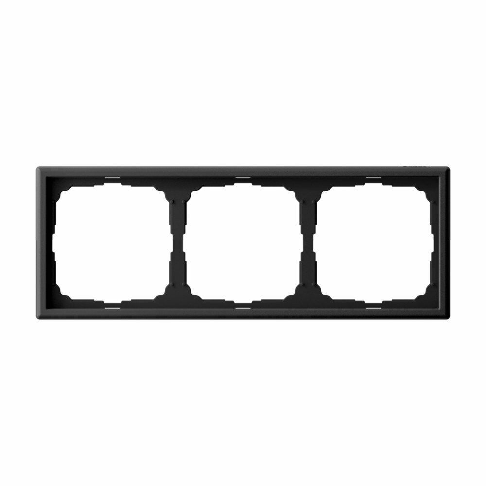 Изображение товара Рамка 3-постовая универсальная, карбон GAL001003 ArtGallery, Systeme Electric
