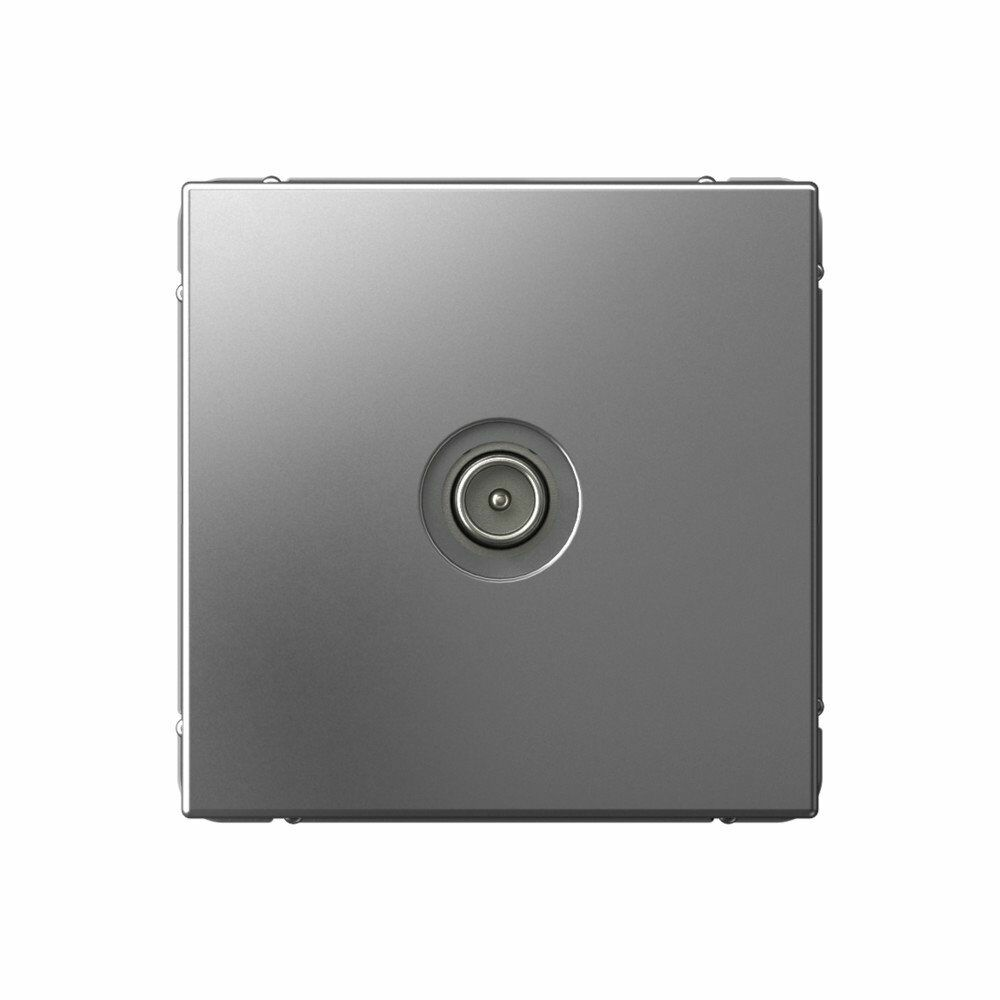 Изображение товара TV Розетка проходная 4DB, сталь GAL000992 ArtGallery, Systeme Electric