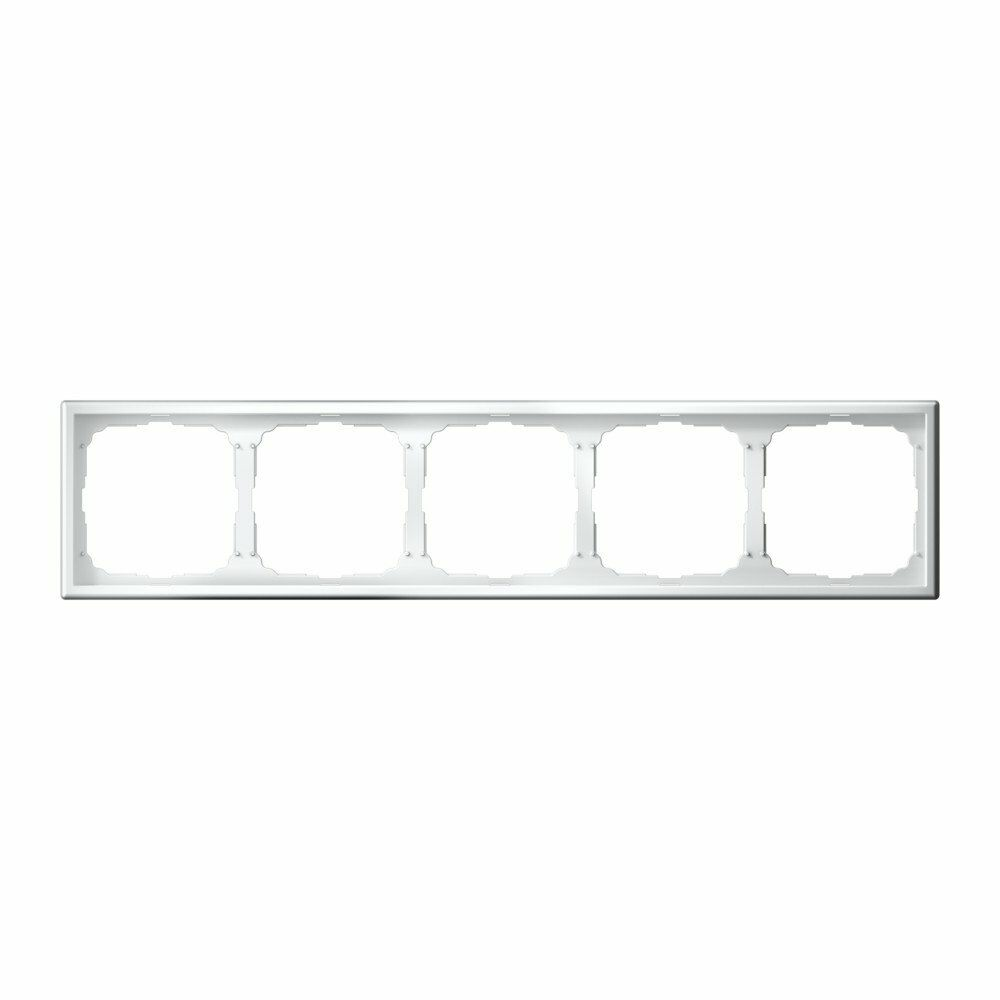Изображение товара Рамка 5-постовая универсальная, белая GAL000105 ArtGallery, Systeme Electric