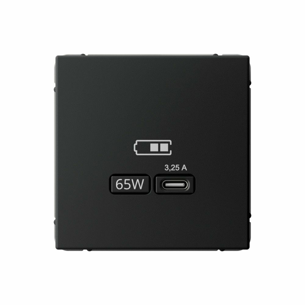 Изображение товара Высокоскоростная розетка USB тип-С карбон GAL001027 ArtGallery, Systeme Electric