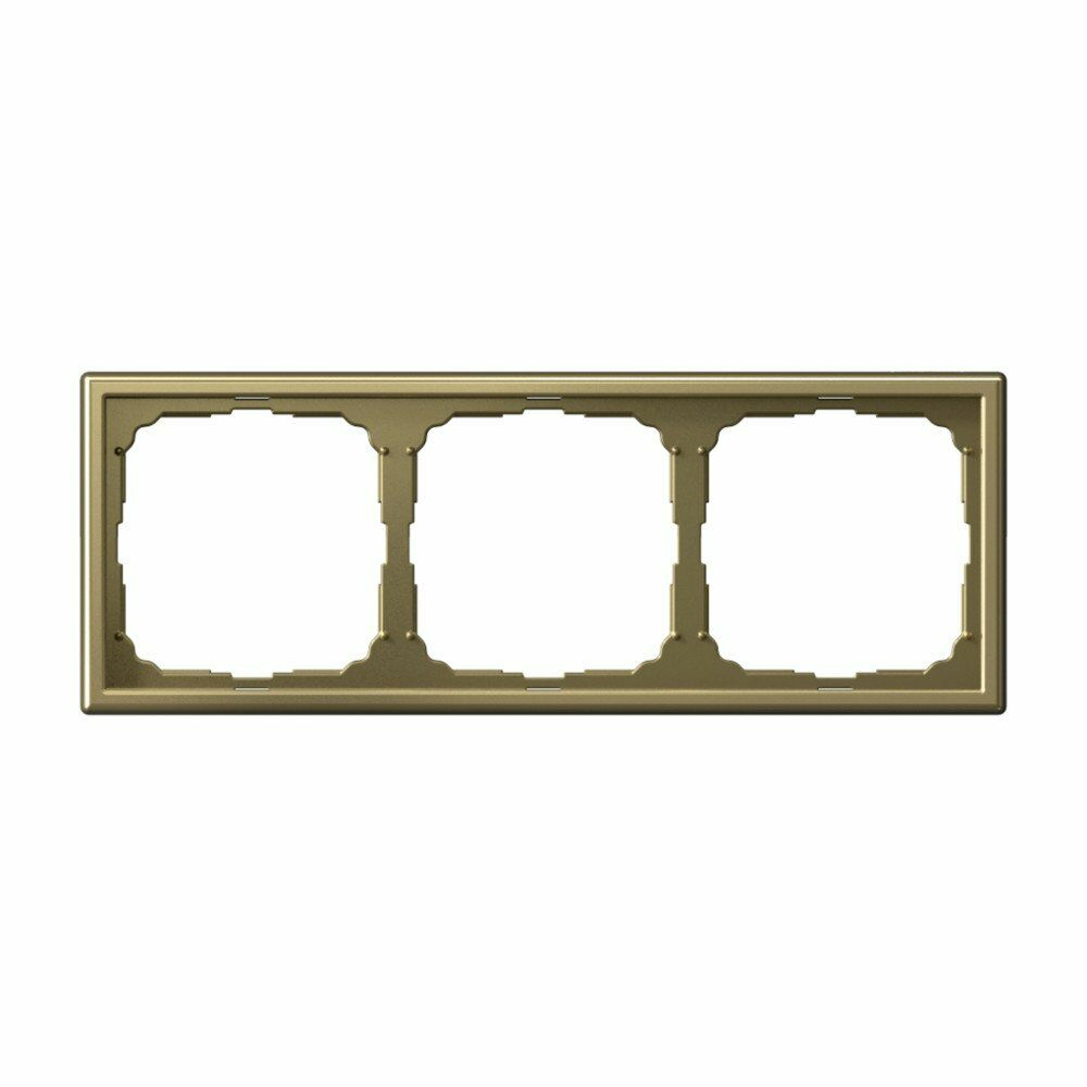 Изображение товара Рамка 3-постовая универсальная, золото GAL001603 ArtGallery, Systeme Electric