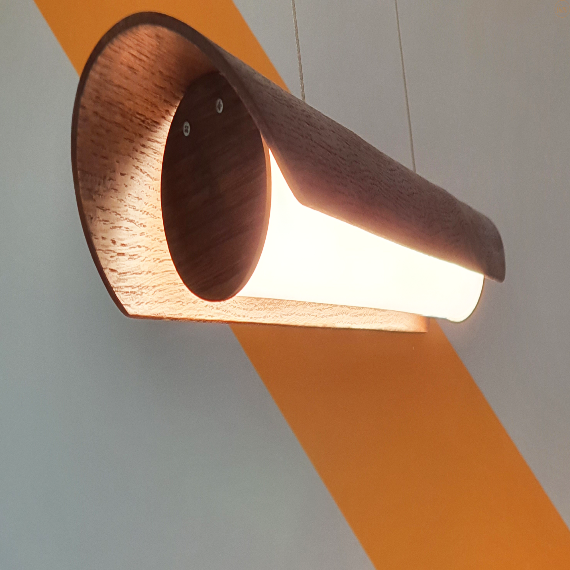 Изображение товара Подвесной светильник из дерева Flex line Дуб 1000