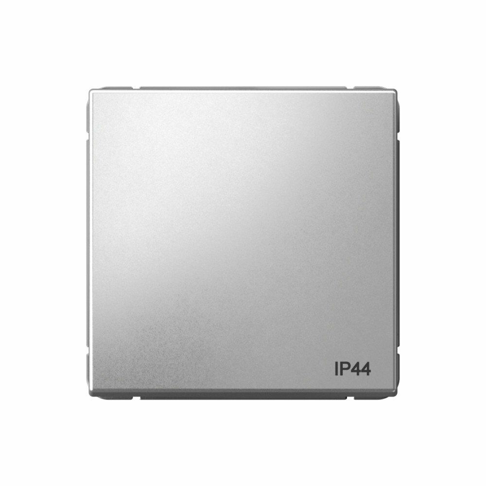 Изображение товара Одноклавишный проходной выключатель IP44 10АХ, алюминий GAL440361 ArtGallery, Systeme Electric