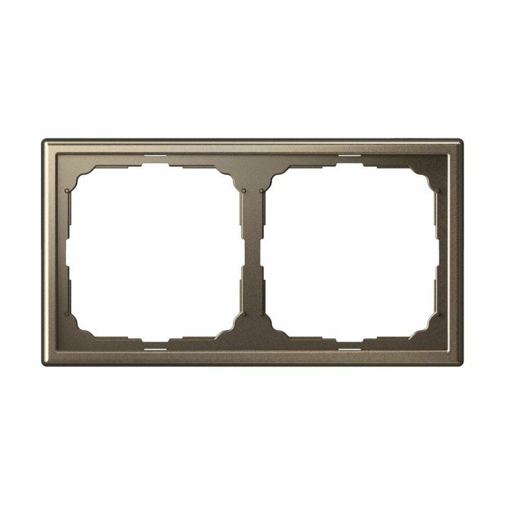 Изображение товара Рамка 2-постовая универсальная, мокко GAL000602 ArtGallery, Systeme Electric
