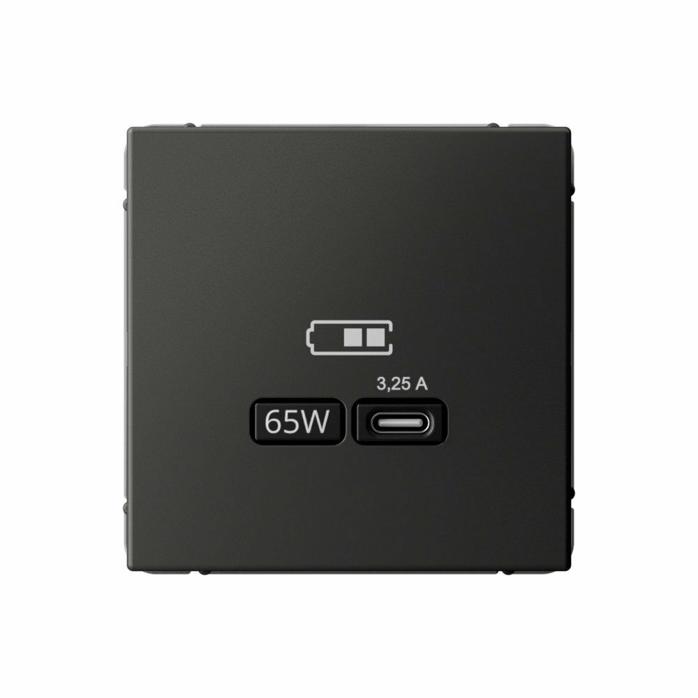 Изображение товара Высокоскоростная розетка USB тип-С базальт GAL001427 ArtGallery, Systeme Electric