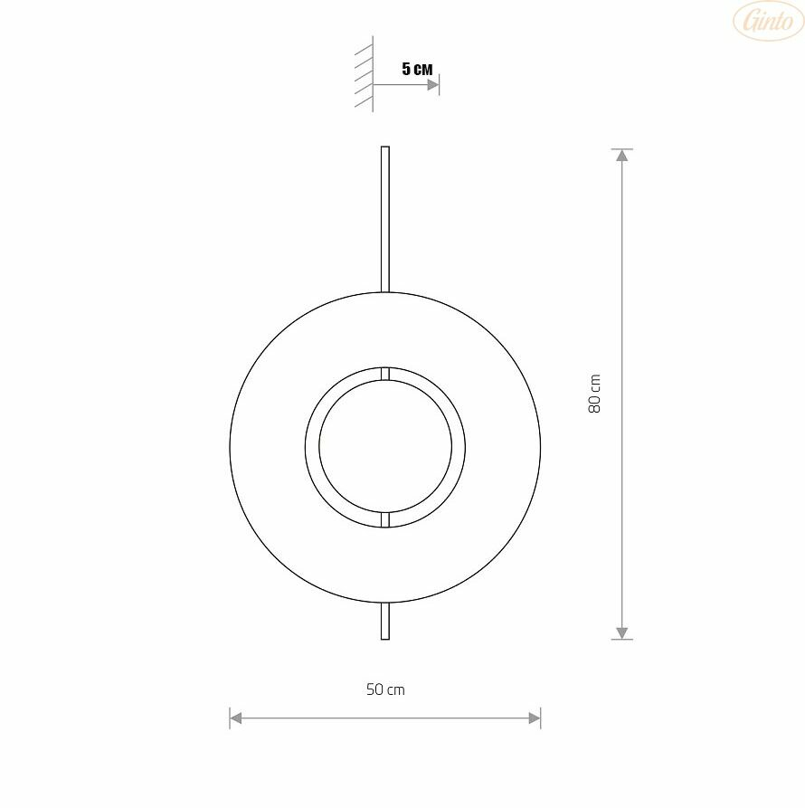 Изображение товара Светильник настенный SUN 1