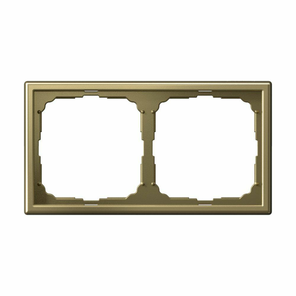 Изображение товара Рамка 2-постовая универсальная, золото GAL001602 ArtGallery, Systeme Electric