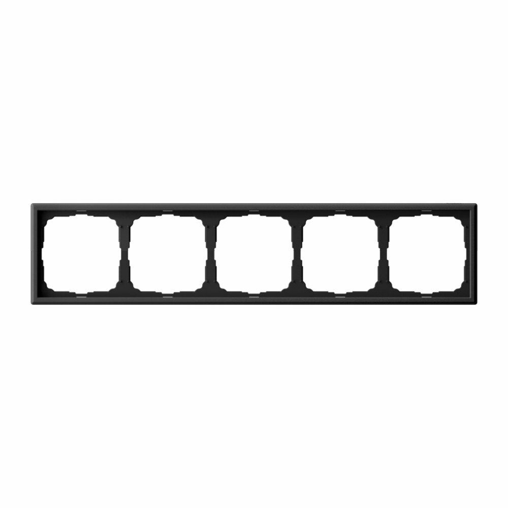 Изображение товара Рамка 5-постовая универсальная, карбон GAL001005 ArtGallery, Systeme Electric