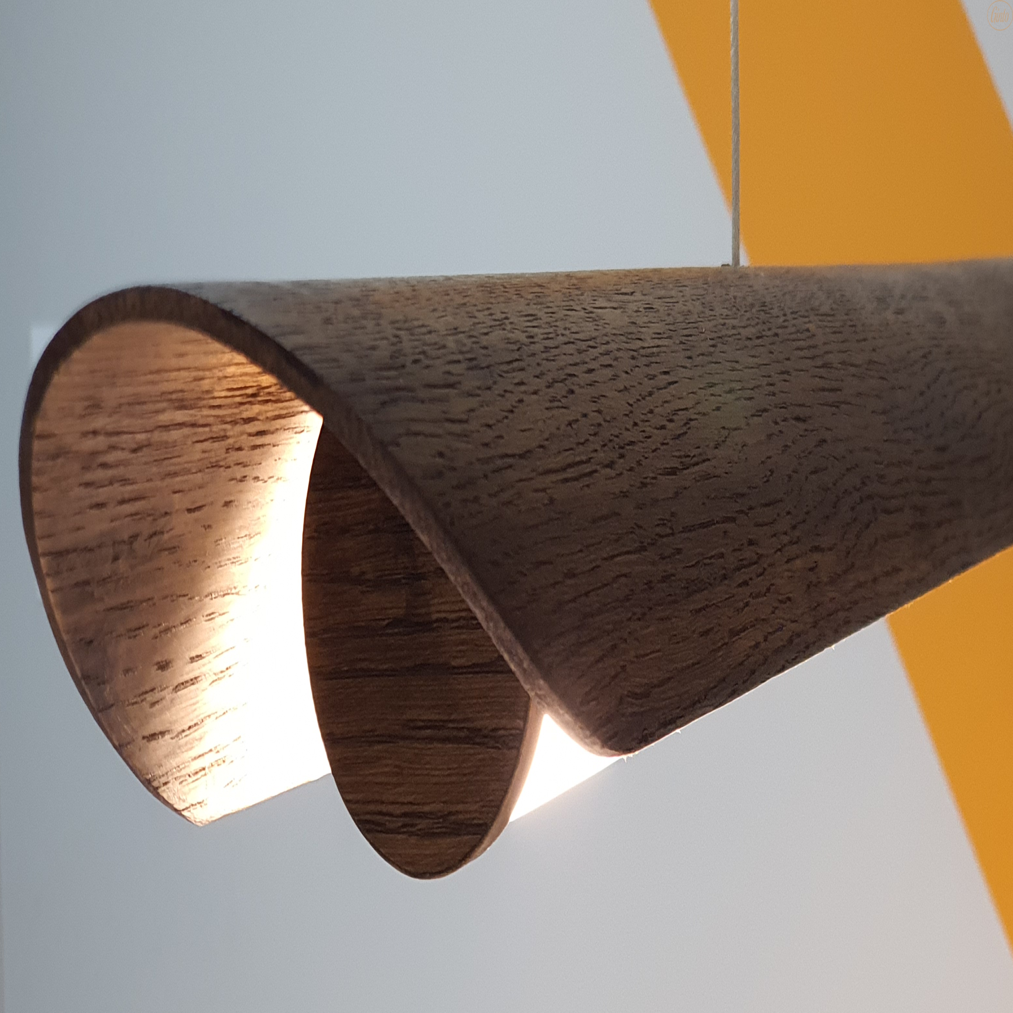 Изображение товара Подвесной светильник из дерева Flex line Дуб 1000