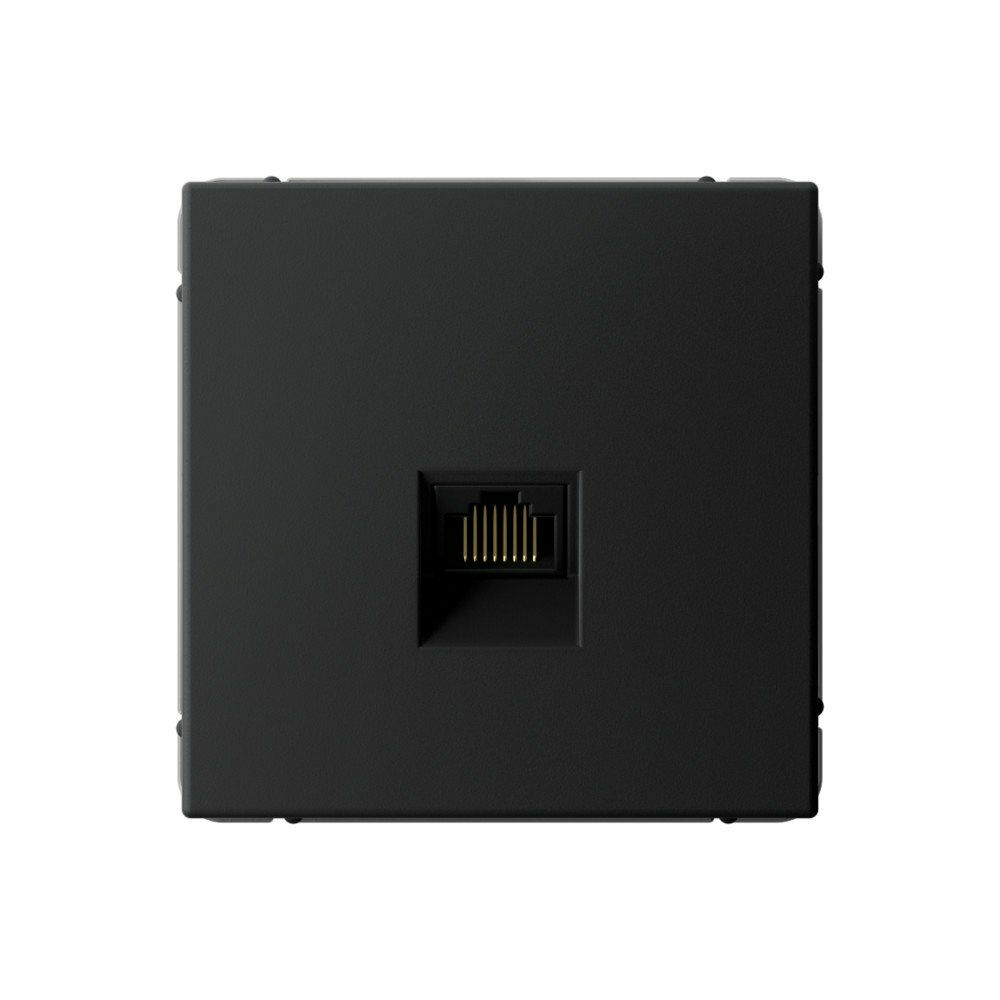 Изображение товара Розетка компьютерная RJ45, кат. 6A, карбон GAL001086 ArtGallery, Systeme Electric