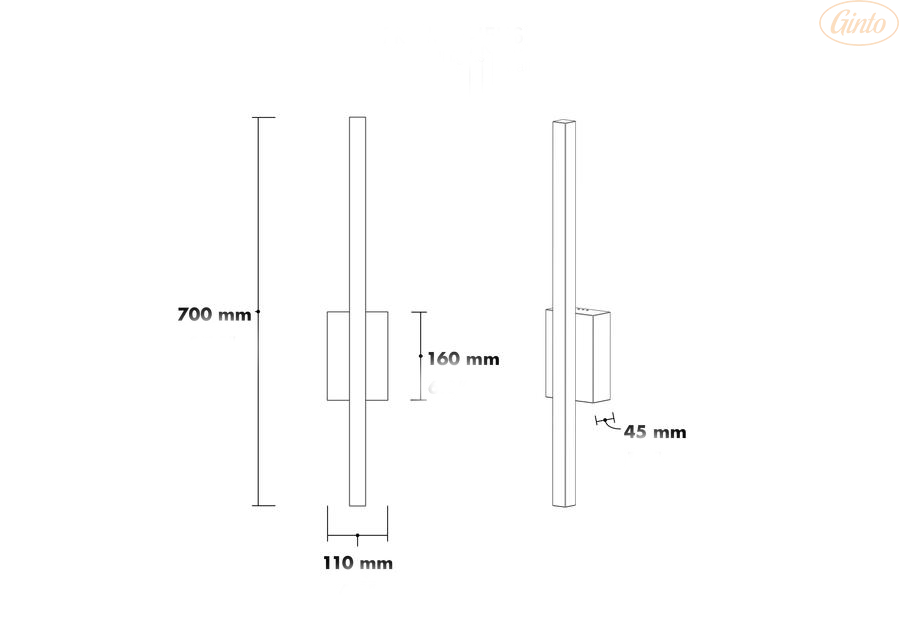 Изображение товара Бра из дерева Shaft Ясень