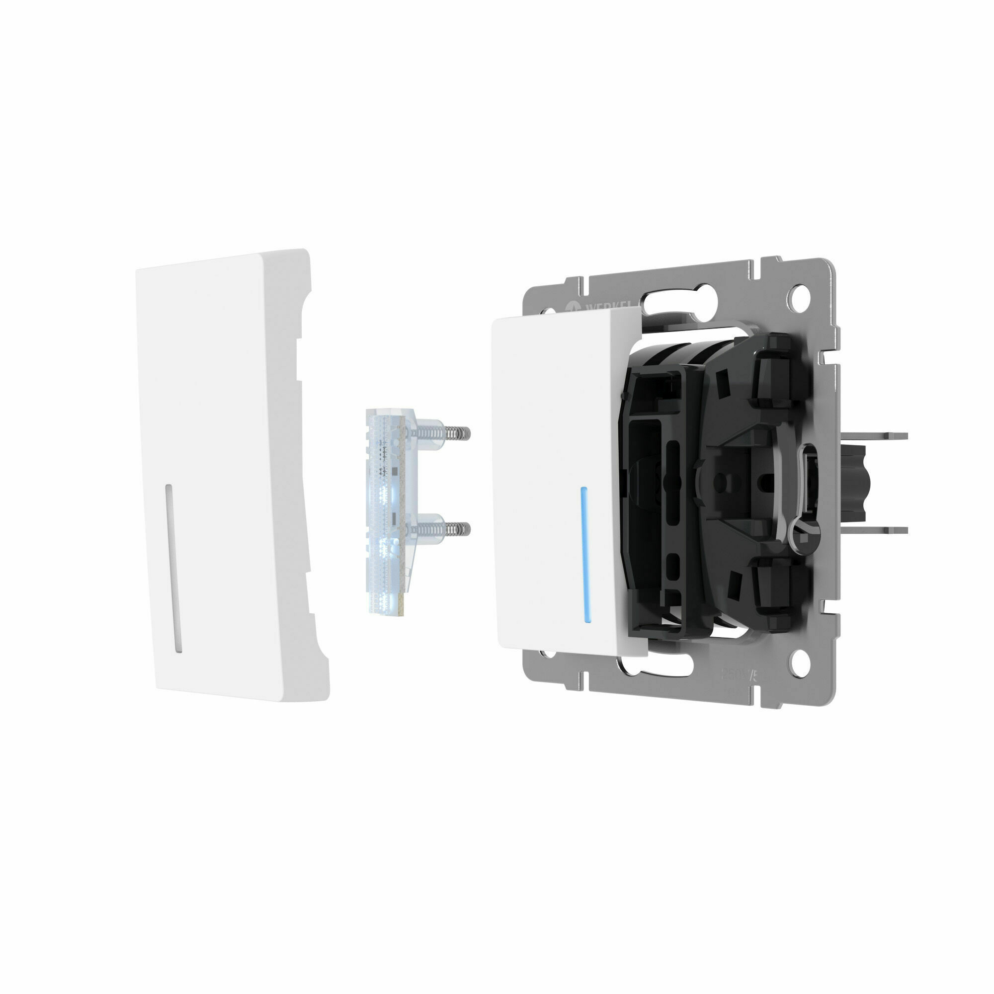 Изображение товара Блок LED подсветки для выключателя 10 шт. (голубой) W8020102 Werkel