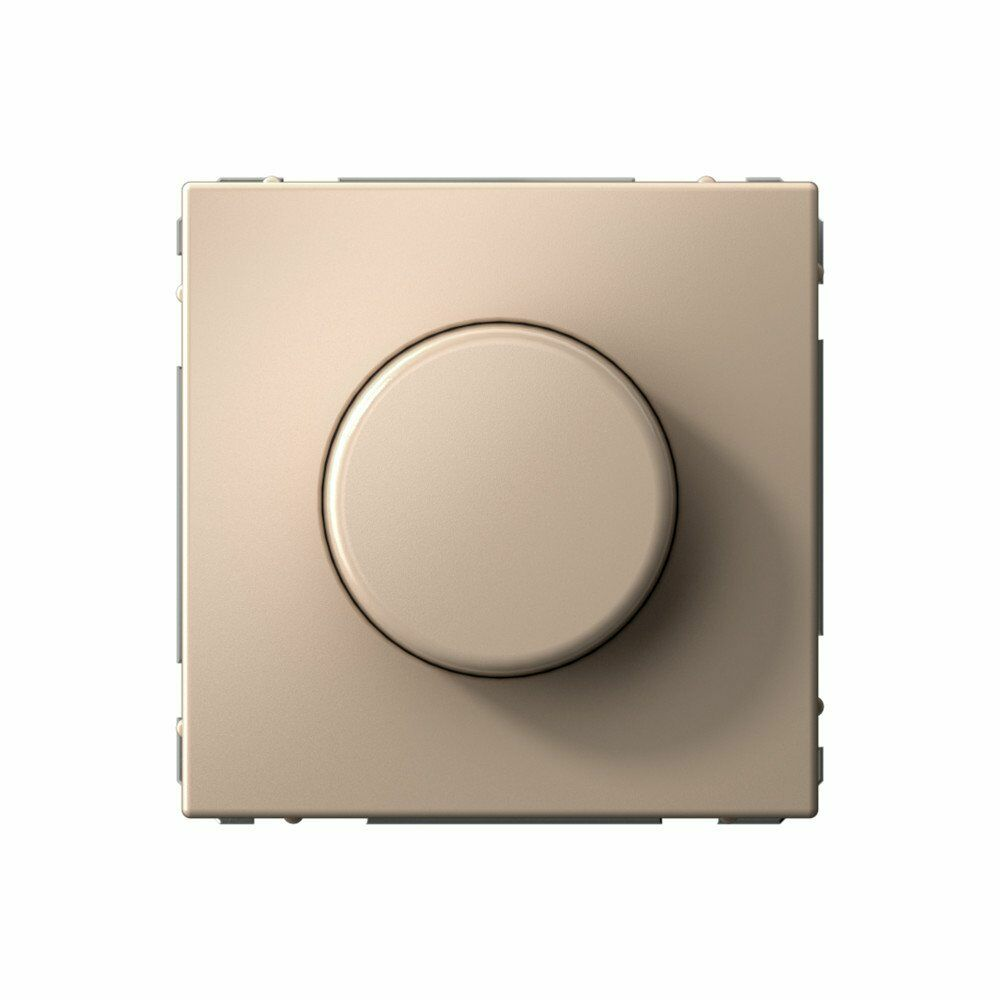 Изображение товара Светорегулятор (диммер) поворотно-нажимной, LED, RC, 400Вт, песочный GAL001223 ArtGallery, Systeme Electric