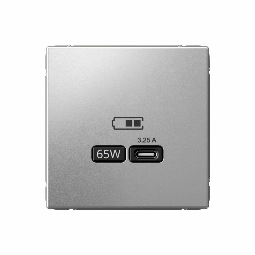 Изображение товара Высокоскоростная розетка USB тип-С алюминий GAL000327 ArtGallery, Systeme Electric