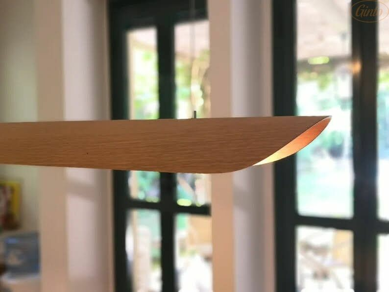 Изображение товара Подвесной светильник из дерева Flex line mini Дуб 1000