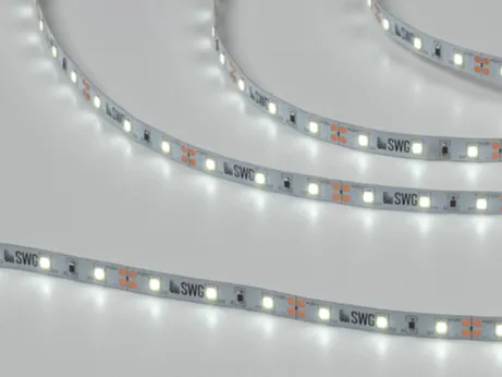 Изображение товара Светодиодная лента 2835, 60 LED/м, 4,8 Вт/м, 12В , IP20, 3M, Цвет: Холодный белый, SWG260-12-4.8-W-M