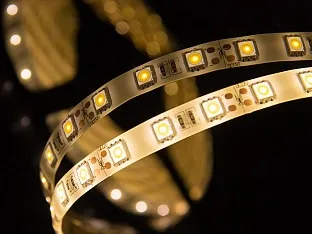 Изображение товара Светодиодная лента 5050, 60 LED/м, 14,4 Вт/м, 12В , IP66, Цвет: Теплый белый, SWG560-12-14.4-WW-66-M