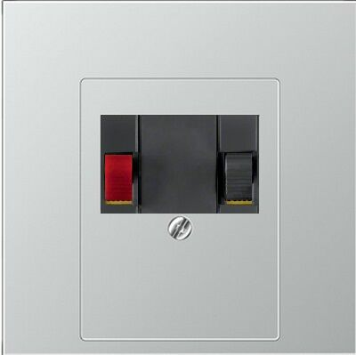 Изображение товара Аудио розетка алюминий Jung LS990 457205+AL2969T