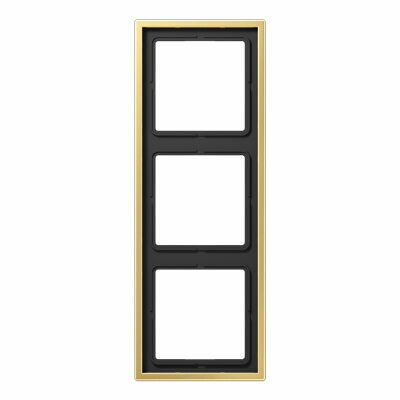 Изображение товара Рамка на 3 поста, цвет классическая латунь Jung LS990 ME2983C