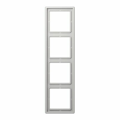Изображение товара Рамка на 4 поста, цвет светло-серый Jung LS990 LS984LG