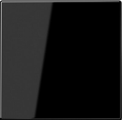 Изображение товара Выключатель одноклавишный проходной чёрный Jung LS990 506U+LS990SW
