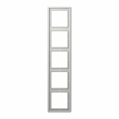 Изображение товара Рамка на 5 постов, цвет светло-серый Jung LS990 LS985LG