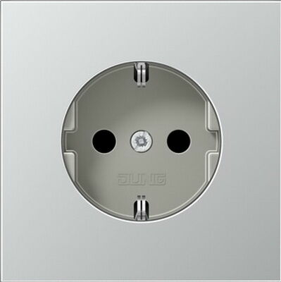 Изображение товара Розетка алюминий Jung LS990 AL1520