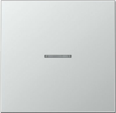 Изображение товара Выключатель одноклавишный с подсветкой алюминий Jung LS990 501U+90+AL2990KO5